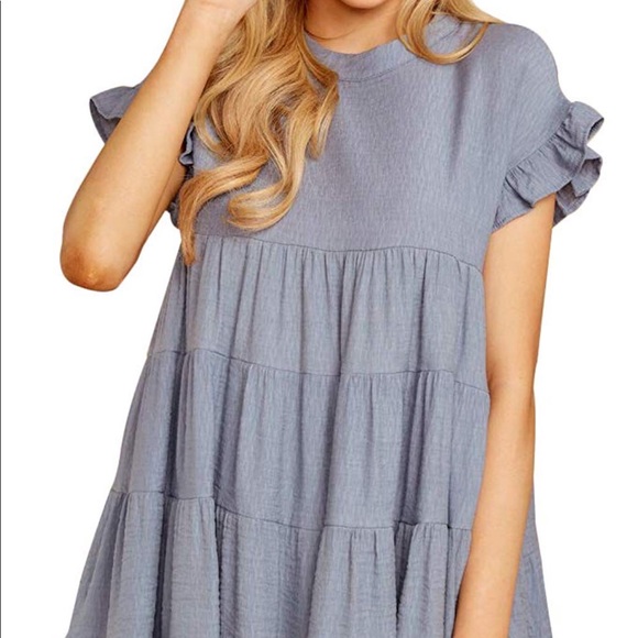 Grey babydoll dress Clearance